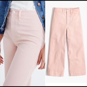 Madewell Pink Oyster Emmet Pants